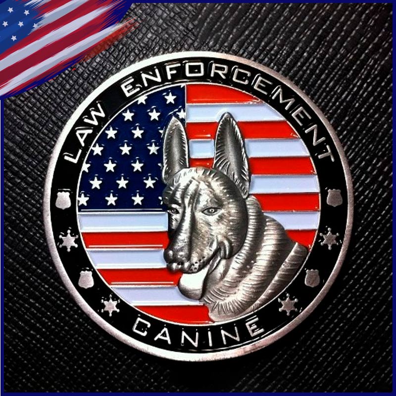 K9 Challenge Coin - Includes US Shipping & K9 Fund Donation
